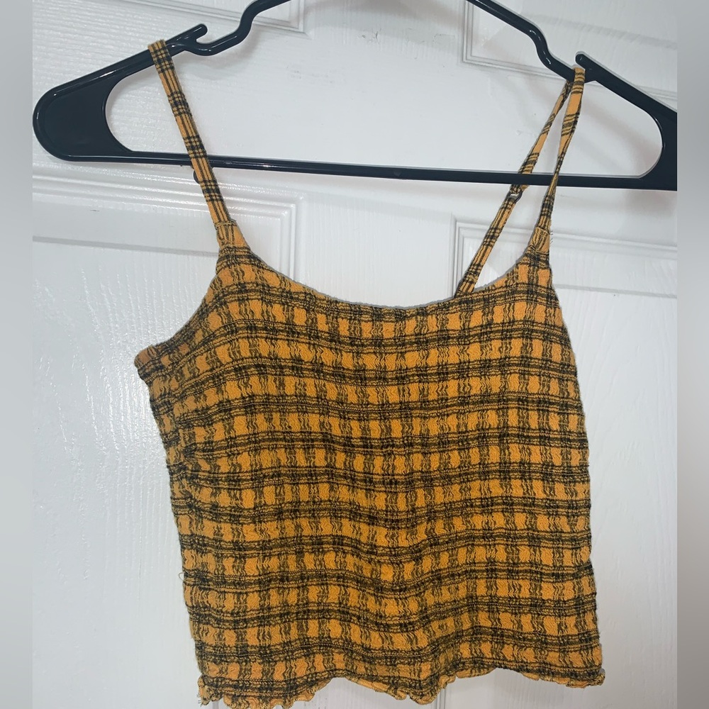 Hollister scrunch tank top